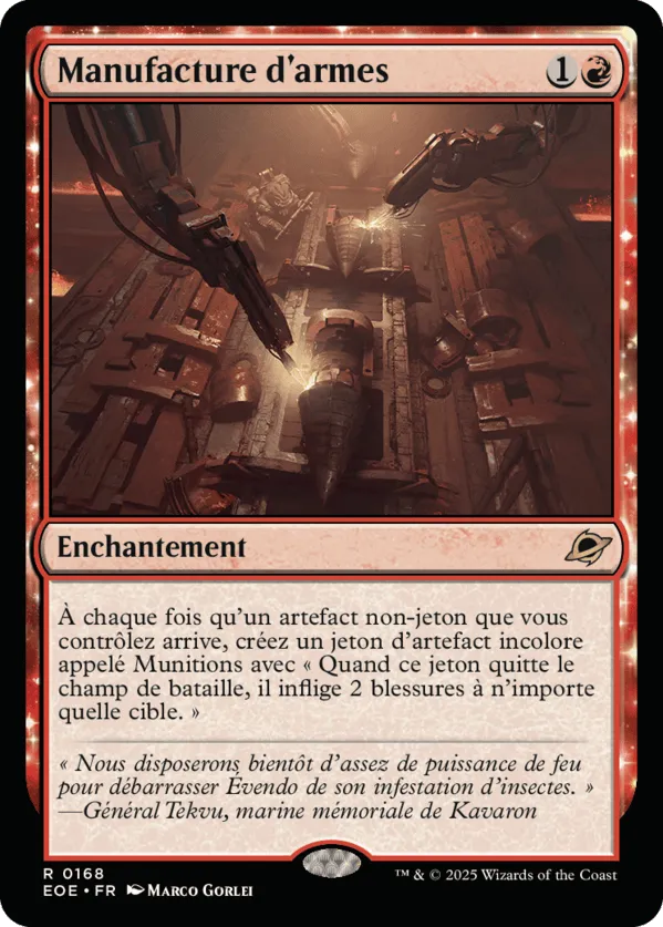 Manufacture d'armes — Edge of Eternities — Magic: The Gathering