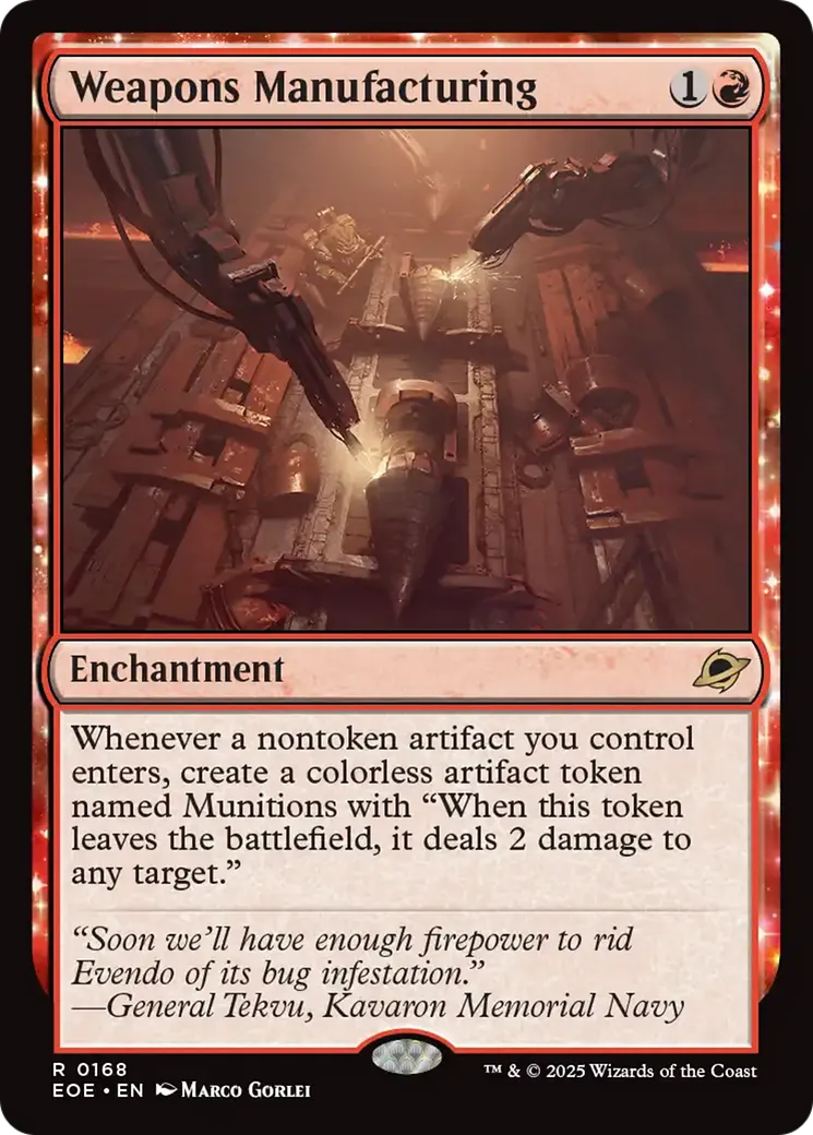Manufacture d'armes — Edge of Eternities — Magic: The Gathering