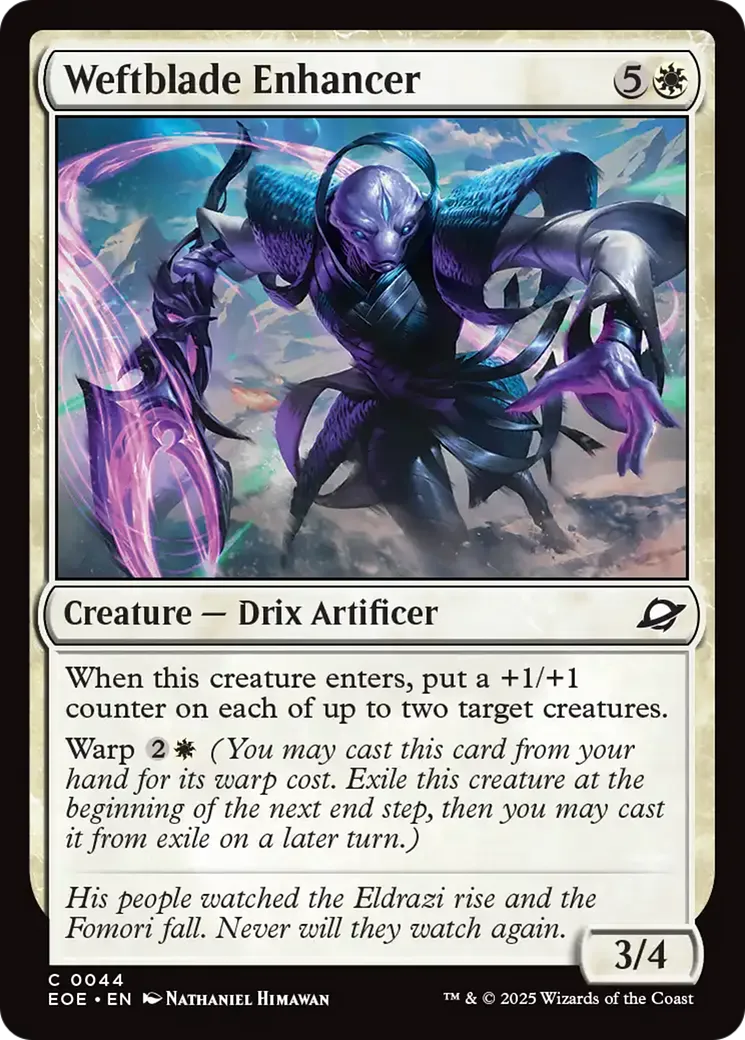 Weftblade Enhancer — Edge of Eternities — Magic: The Gathering