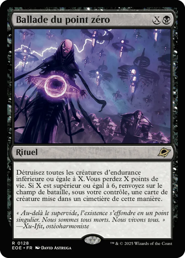 Ballade du point zéro — Edge of Eternities — Magic: The Gathering