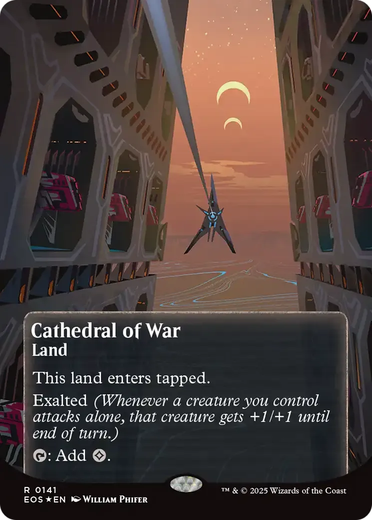 Cathédrale de la Guerre — Edge of Eternities: Stellar Sights — Magic: The Gathering