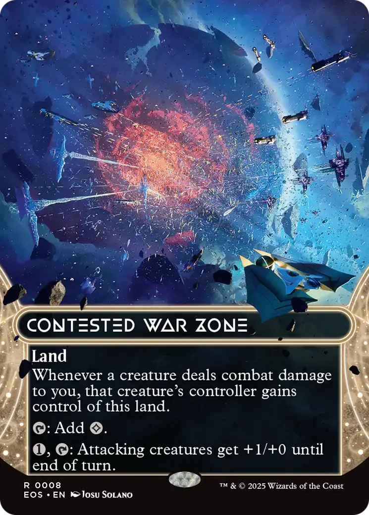 Zone de guerre contestée — Edge of Eternities: Stellar Sights — Magic: The Gathering