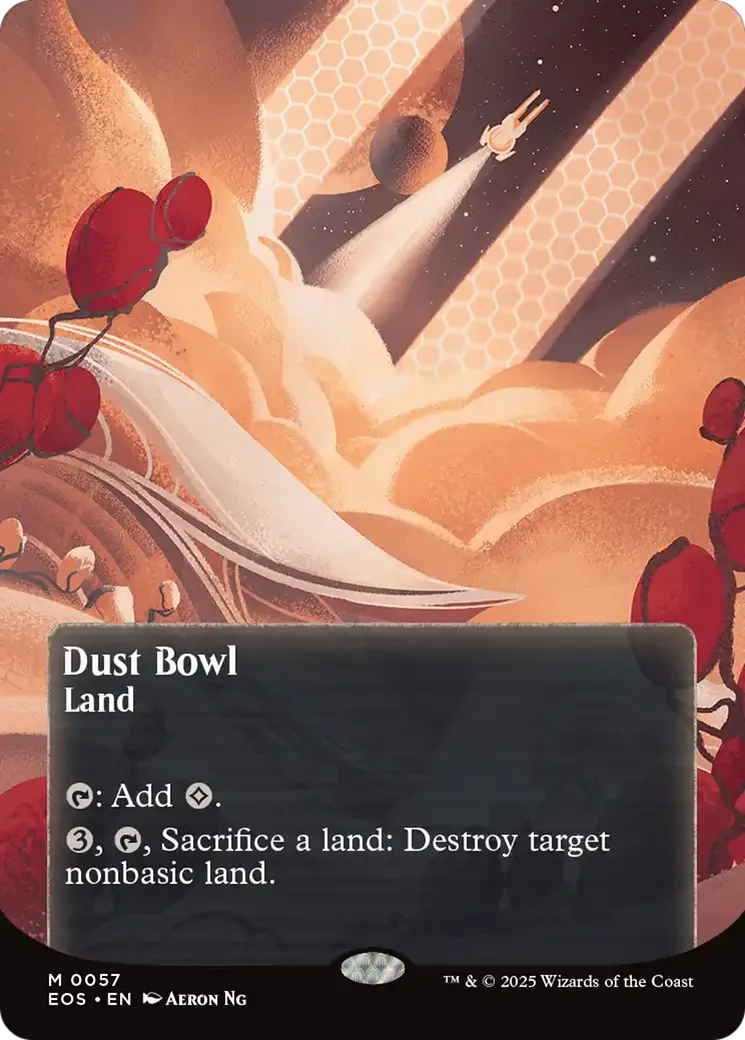 Désert de poussière — Edge of Eternities: Stellar Sights — Magic: The Gathering