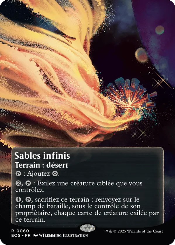 Sables infinis — Edge of Eternities: Stellar Sights — Magic: The Gathering