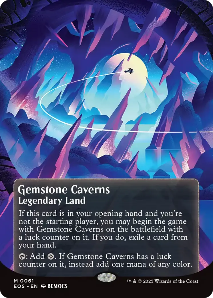 Cavernes aux gemmes — Edge of Eternities: Stellar Sights — Magic: The Gathering