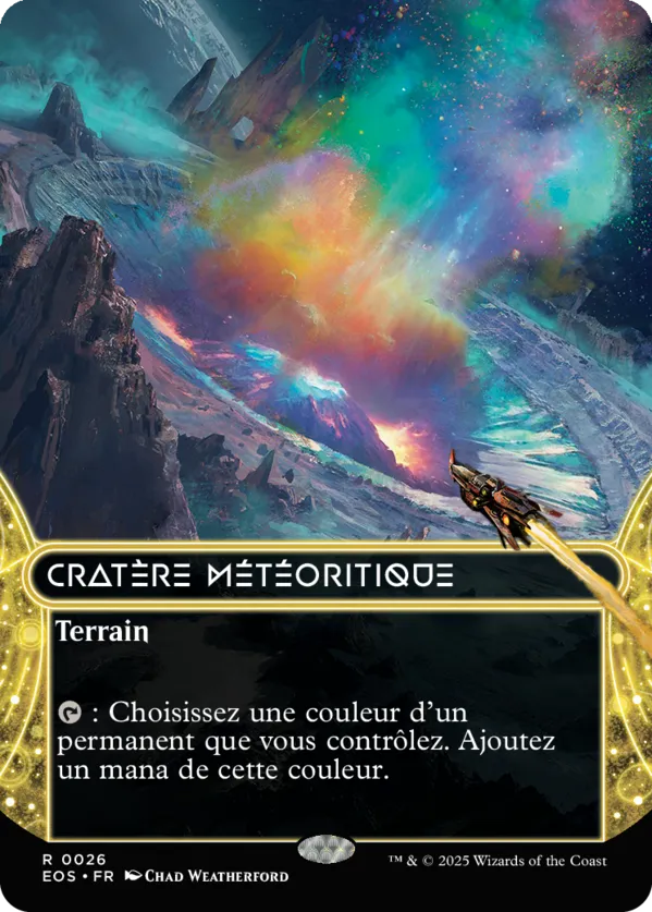 Cratère météoritique — Edge of Eternities: Stellar Sights — Magic: The Gathering