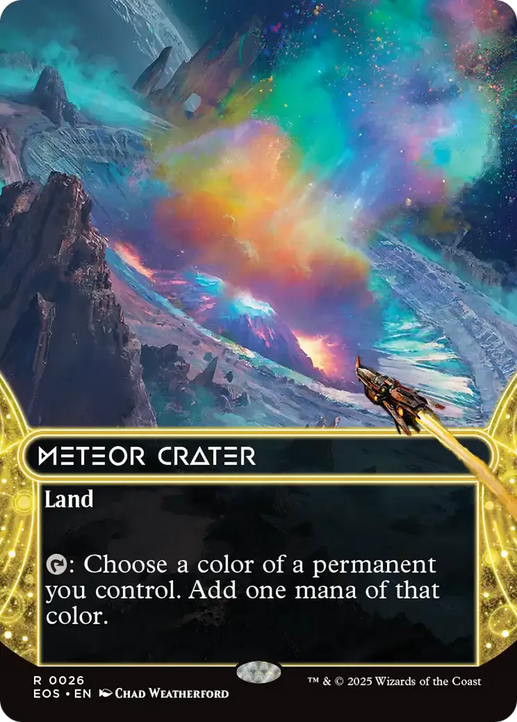 Cratère météoritique — Edge of Eternities: Stellar Sights — Magic: The Gathering