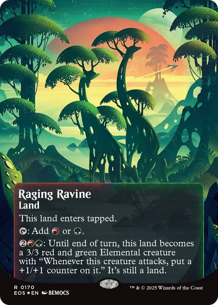 Raging Ravine — Edge of Eternities: Stellar Sights — Magic: The Gathering