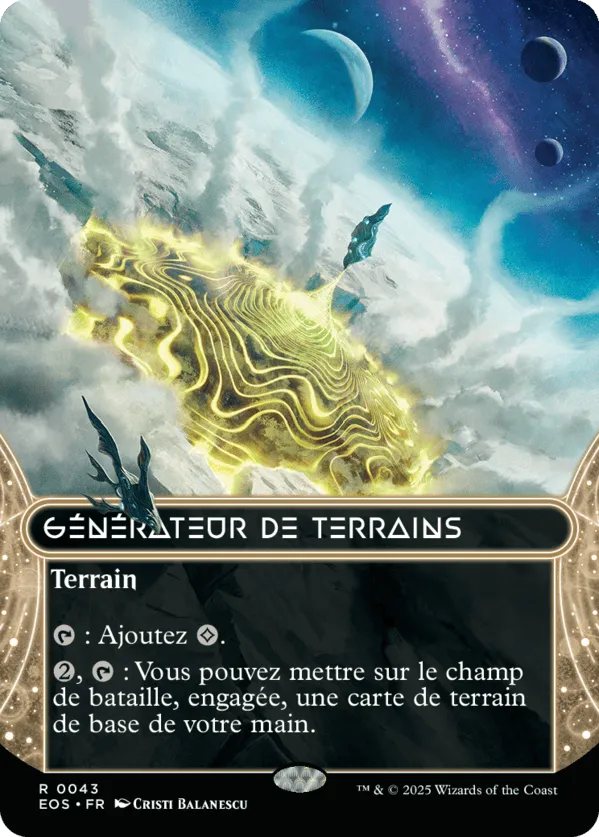 Générateur de terrains — Edge of Eternities: Stellar Sights — Magic: The Gathering