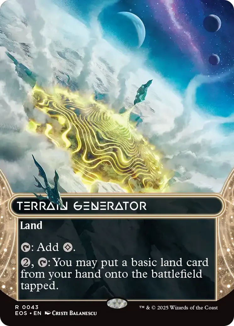 Terrain Generator — Edge of Eternities: Stellar Sights — Magic: The Gathering