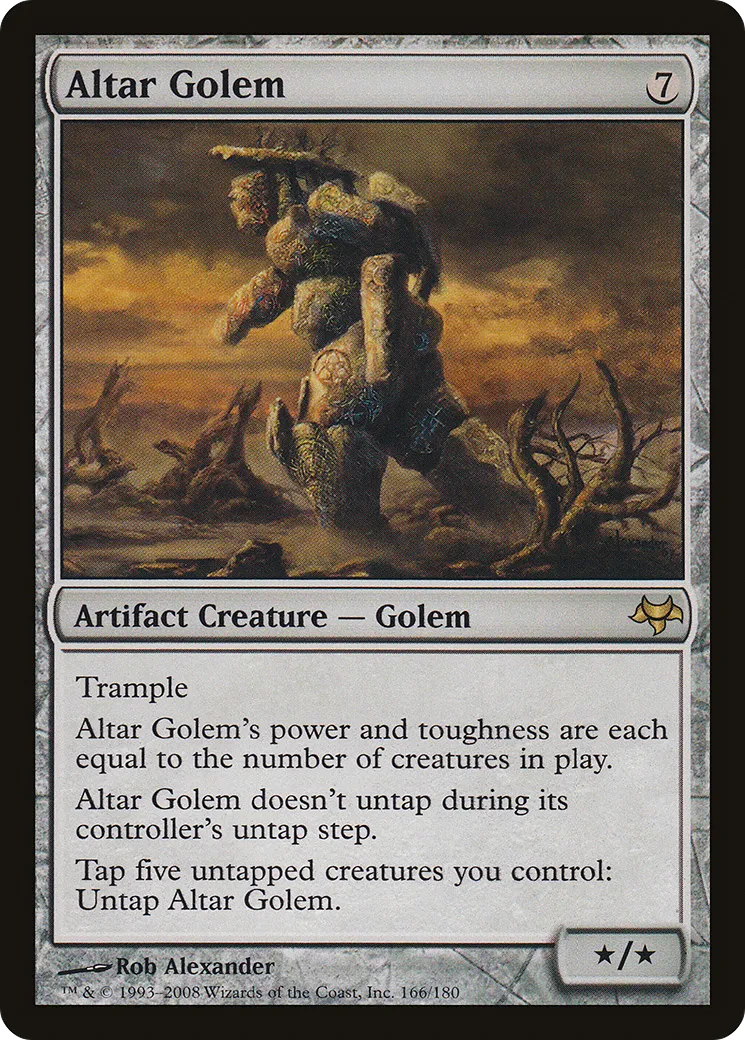 Golem de l'autel — Eventide — Magic: The Gathering