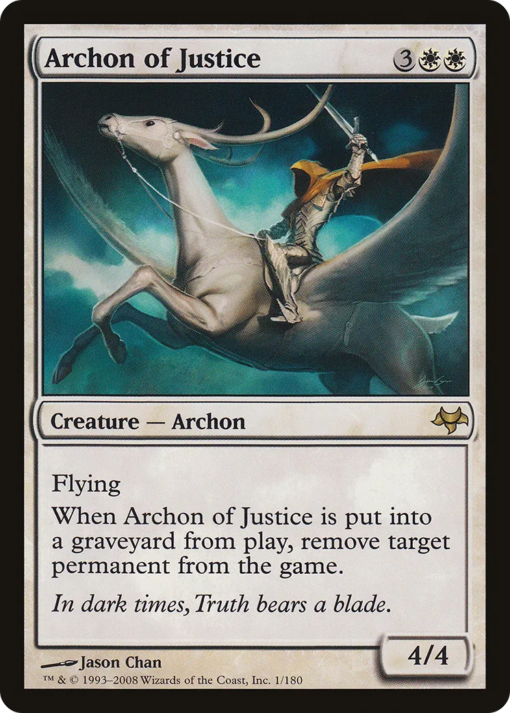 Archon of Justice — Eventide — Magic: The Gathering