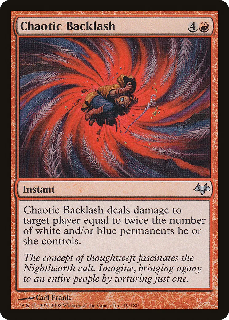 Chaotic Backlash — Eventide — Magic: The Gathering