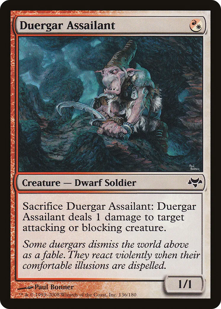 Assaillant duergar — Eventide — Magic: The Gathering
