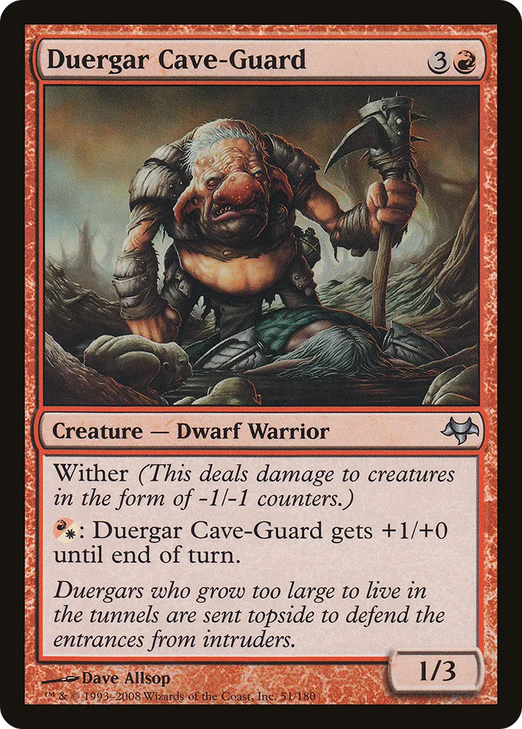 Duergar Cave-Guard — Eventide — Magic: The Gathering