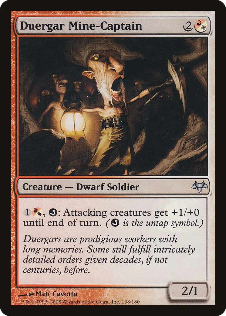 Capitaine de mine duergar — Eventide — Magic: The Gathering