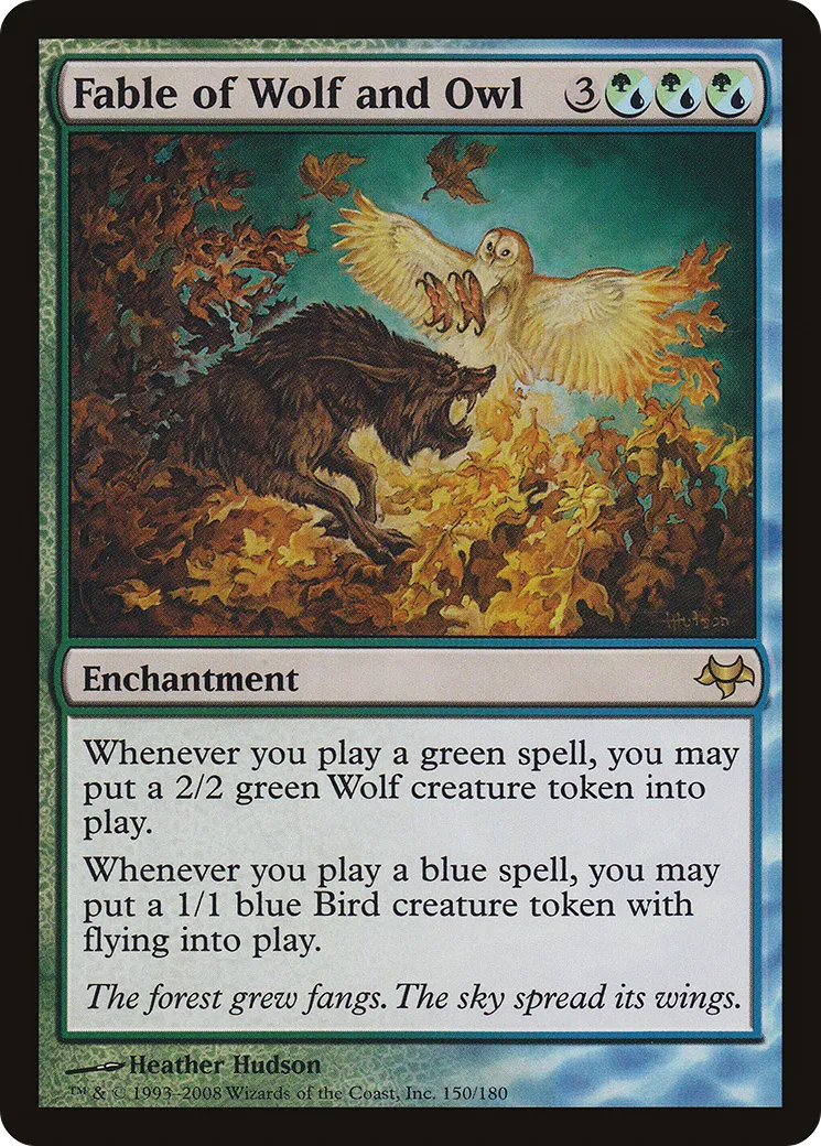 Fable of Wolf and Owl — Eventide — Magic: The Gathering