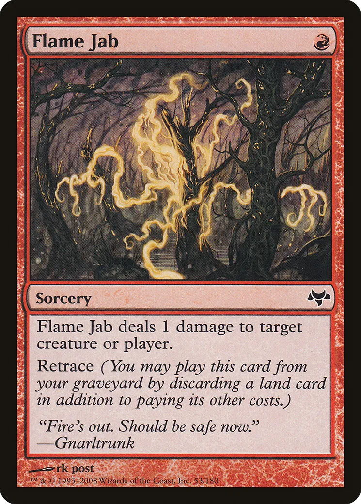 Flame Jab — Eventide — Magic: The Gathering