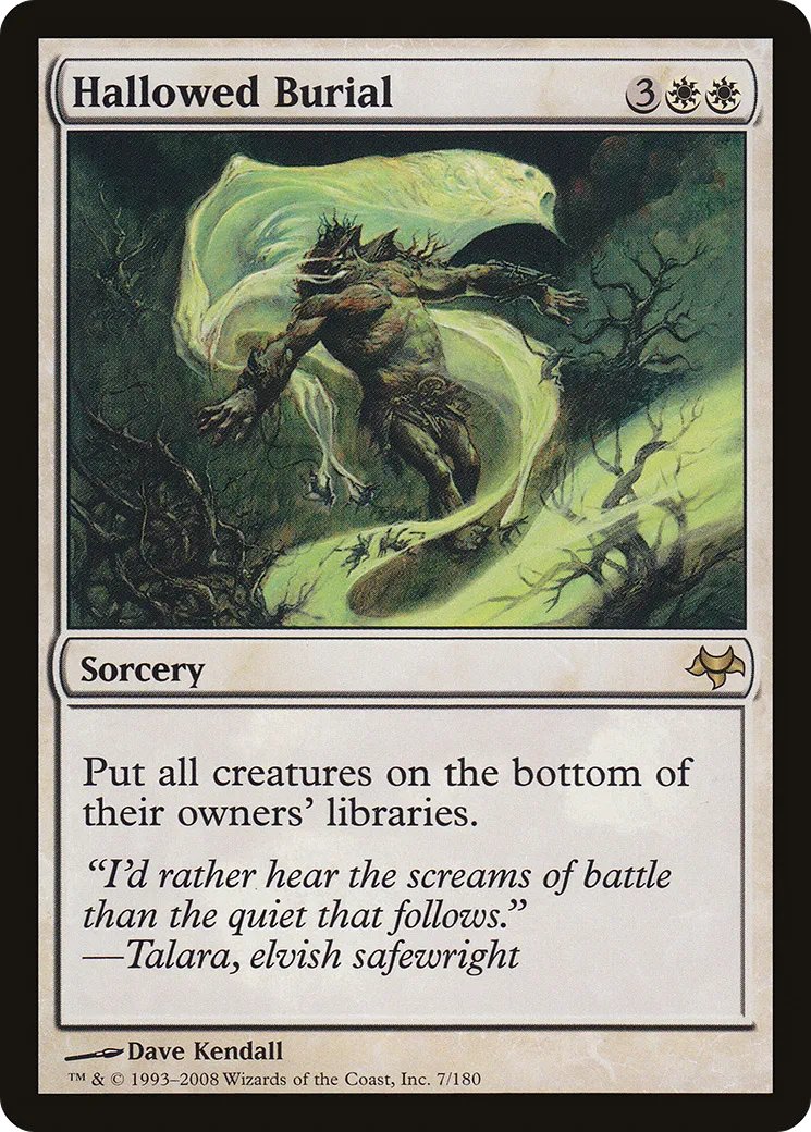 Hallowed Burial — Eventide — Magic: The Gathering