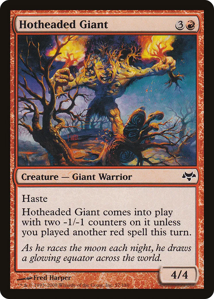 Hotheaded Giant — Eventide — Magic: The Gathering