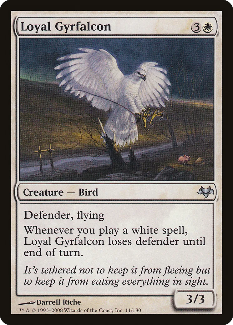 Loyal Gyrfalcon — Eventide — Magic: The Gathering