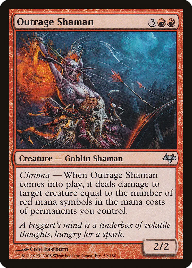 Outrage Shaman — Eventide — Magic: The Gathering
