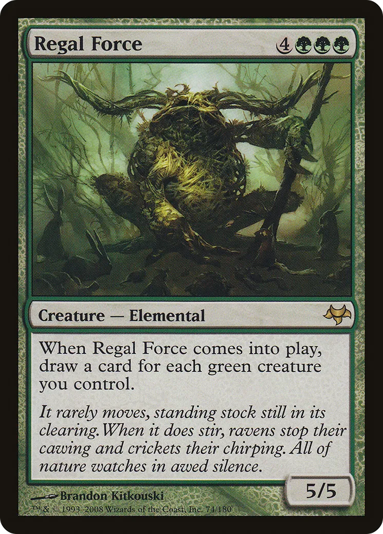 Regal Force from Eventide - Magic: The Gathering