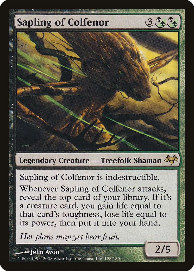 Sapling of Colfenor from Eventide - Magic: The Gathering