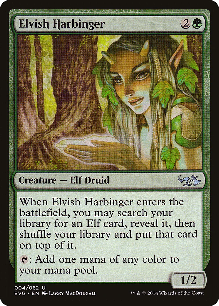 Annonciatrice elfe — Duel Decks Anthology: Elves vs. Goblins — Magic: The Gathering