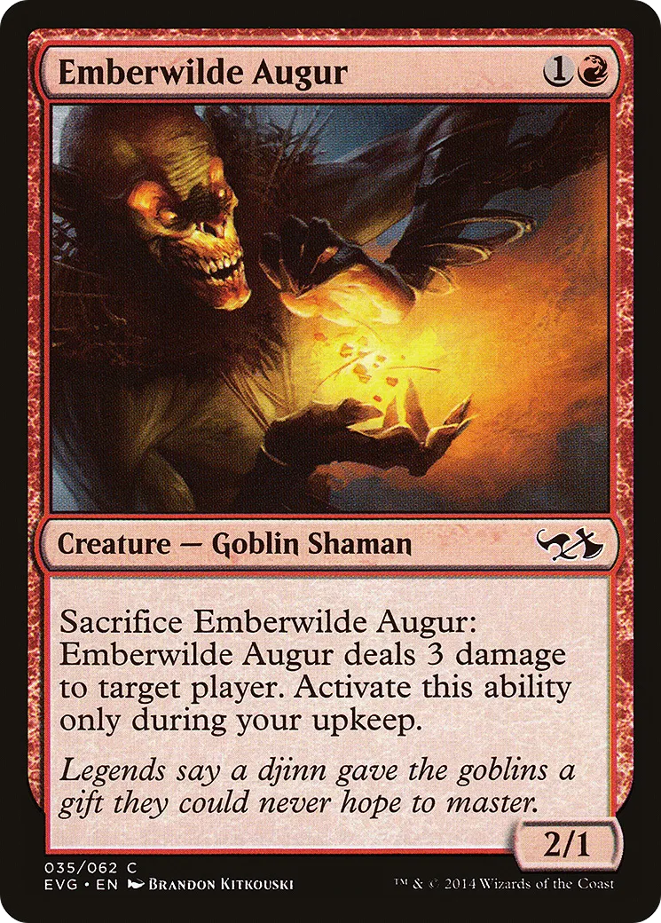 Emberwilde Augur — Duel Decks Anthology: Elves vs. Goblins — Magic: The Gathering