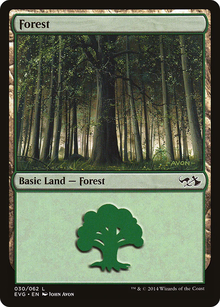 Forêt — Duel Decks Anthology: Elves vs. Goblins — Magic: The Gathering