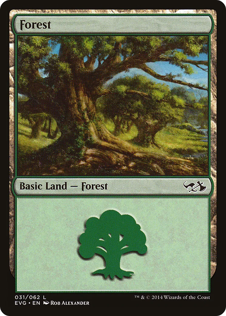 Forêt — Duel Decks Anthology: Elves vs. Goblins — Magic: The Gathering