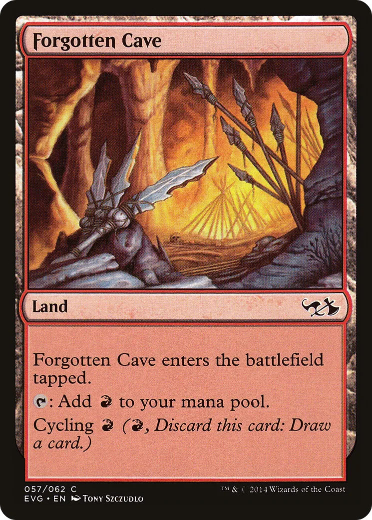Caverne oubliée — Duel Decks Anthology: Elves vs. Goblins — Magic: The Gathering