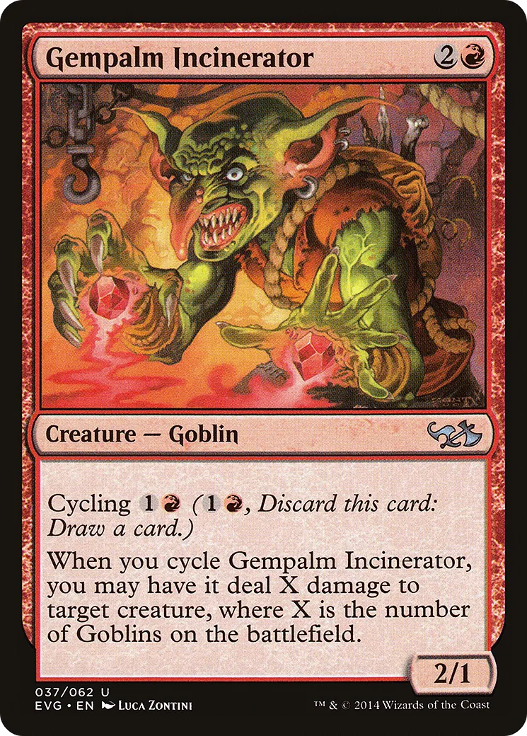 Incinérateur gemmepaume — Duel Decks Anthology: Elves vs. Goblins — Magic: The Gathering