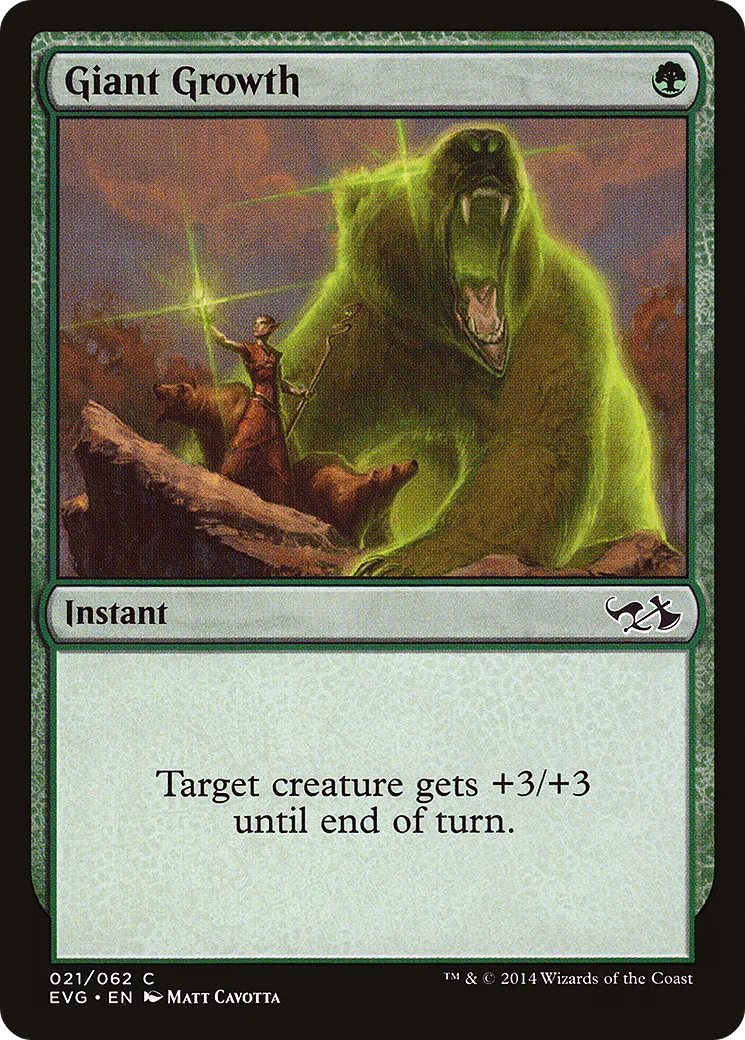 Croissance gigantesque — Duel Decks Anthology: Elves vs. Goblins — Magic: The Gathering
