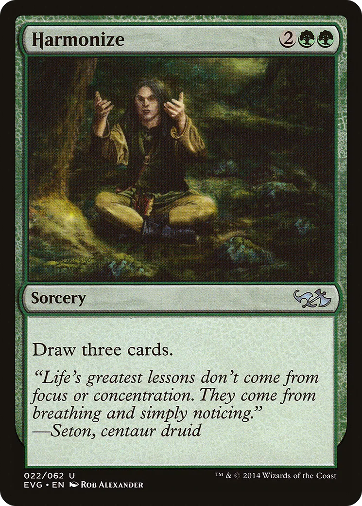 Harmonize from Duel Decks Anthology: Elves vs. Goblins - Magic: The Gathering