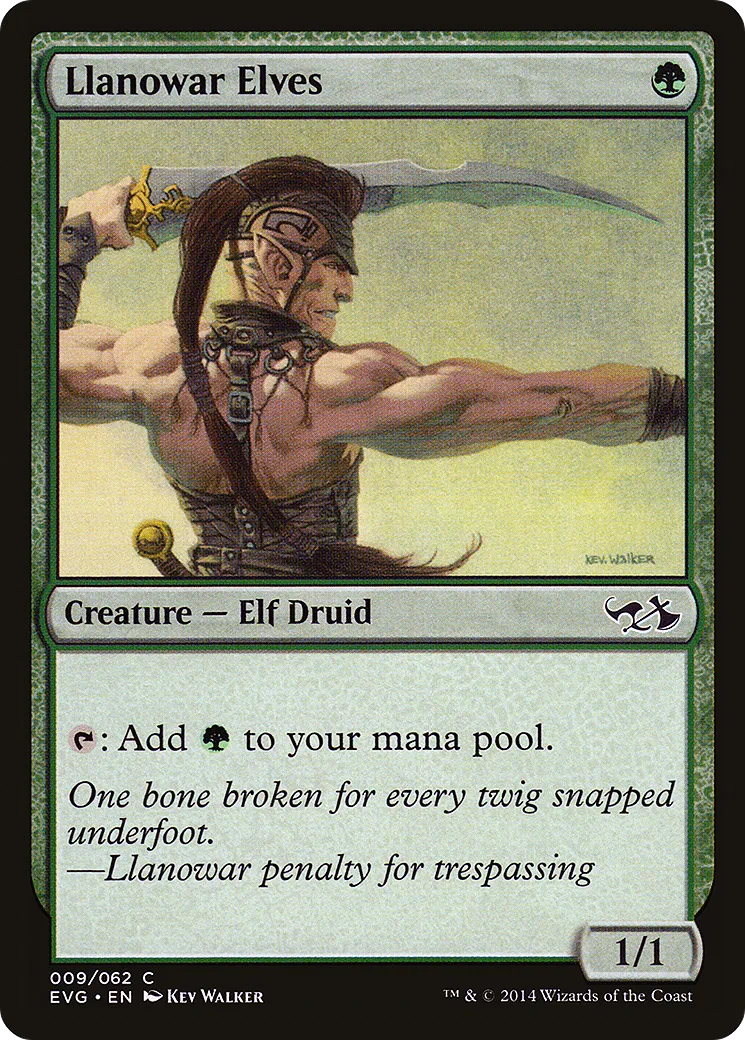 Elfes de Llanowar — Duel Decks Anthology: Elves vs. Goblins — Magic: The Gathering