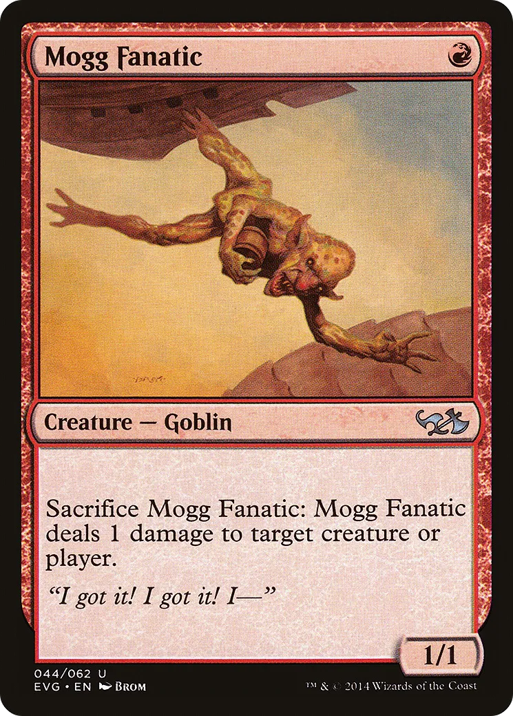 Mogg Fanatic — Duel Decks Anthology: Elves vs. Goblins — Magic: The Gathering