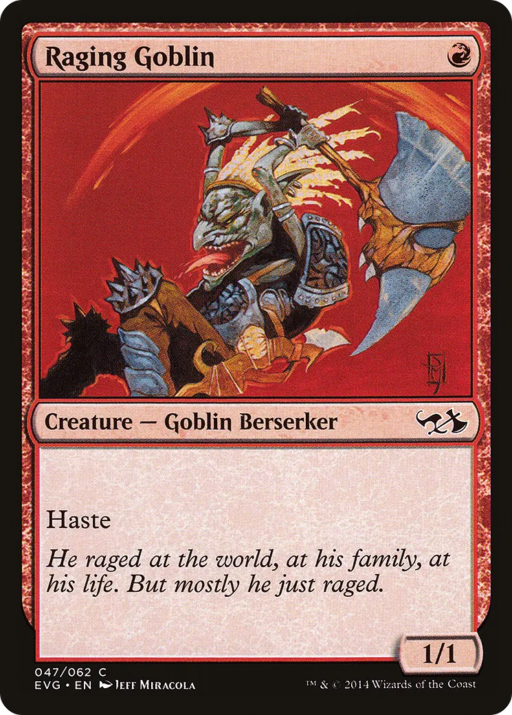 Gobelin enragé — Duel Decks Anthology: Elves vs. Goblins — Magic: The Gathering