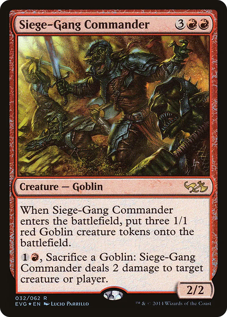 Commandant des assiégeants from Duel Decks Anthology: Elves vs. Goblins - Magic: The Gathering