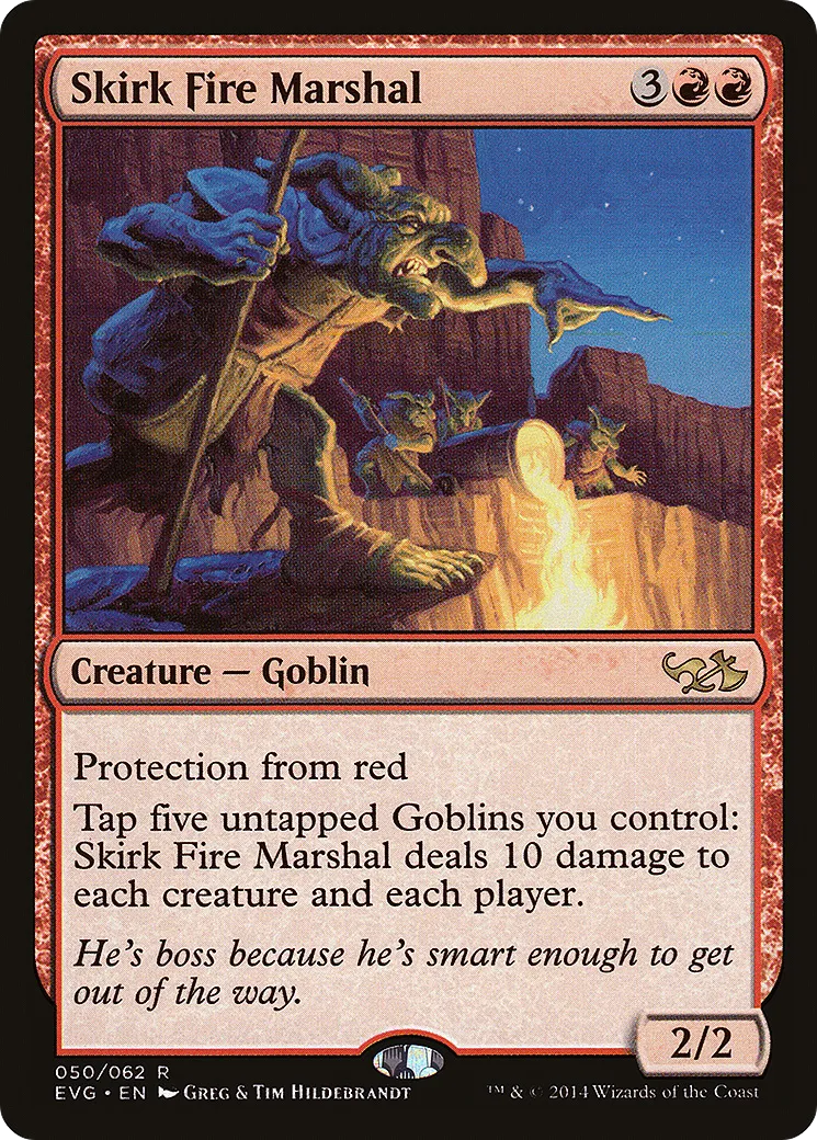 Maréchal-feu skirkien from Duel Decks Anthology: Elves vs. Goblins - Magic: The Gathering