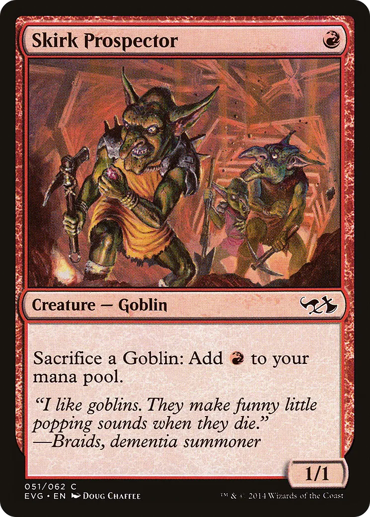 Prospecteur skirkien — Duel Decks Anthology: Elves vs. Goblins — Magic: The Gathering
