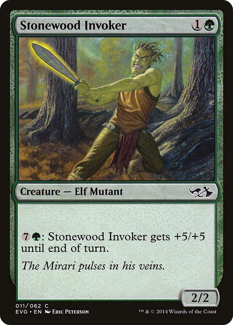 Invocateur pierrebois — Duel Decks Anthology: Elves vs. Goblins — Magic: The Gathering
