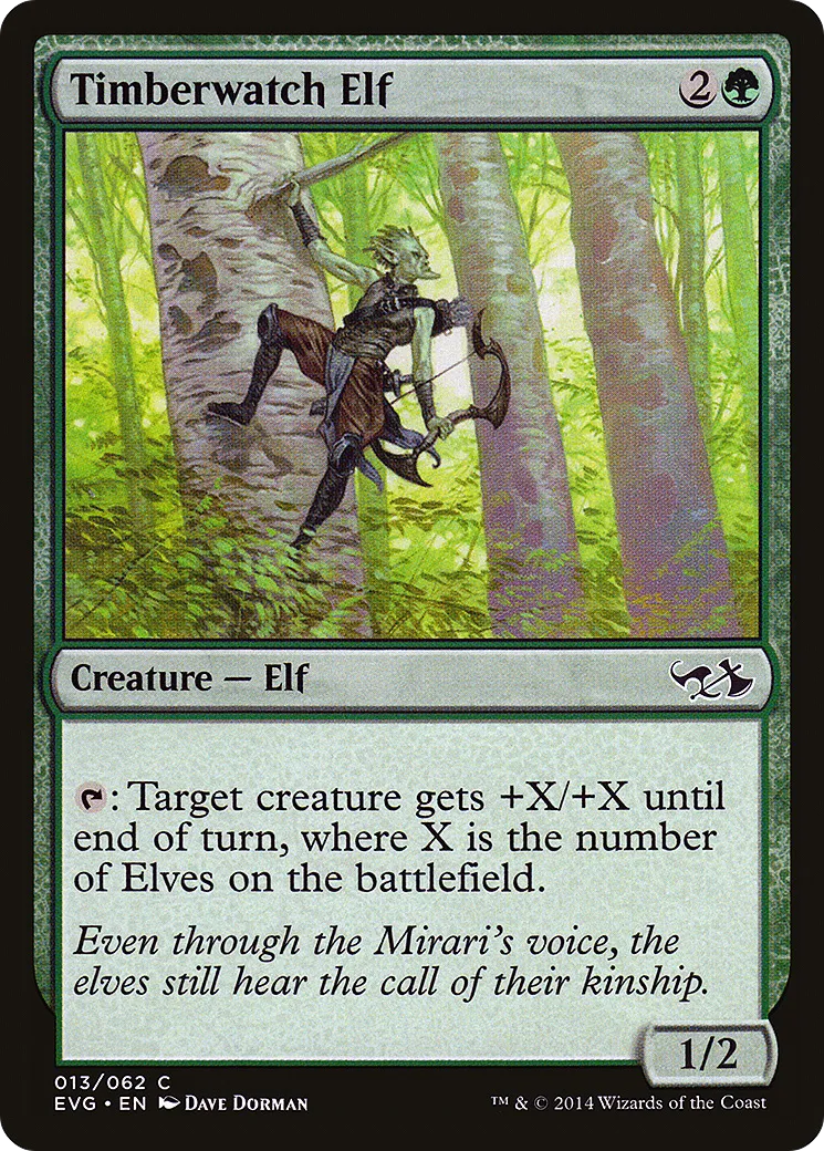 Elfe gardebois — Duel Decks Anthology: Elves vs. Goblins — Magic: The Gathering