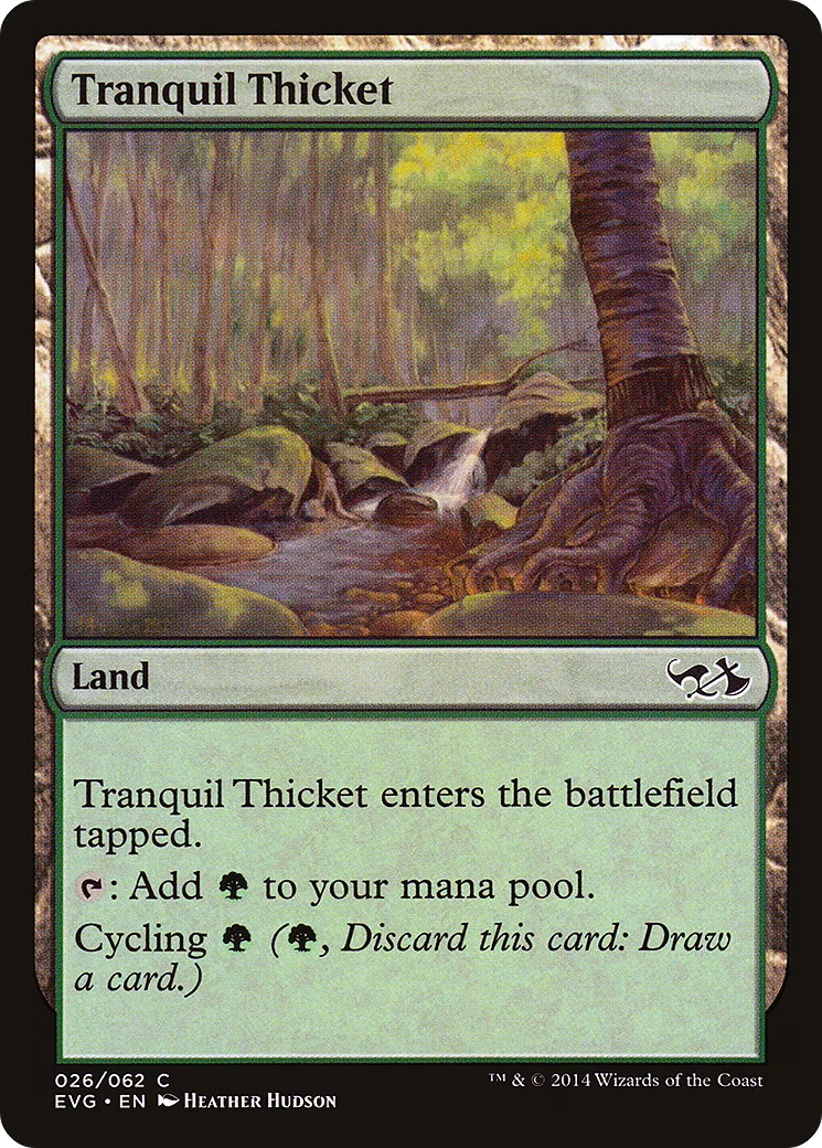 Halliers tranquilles — Duel Decks Anthology: Elves vs. Goblins — Magic: The Gathering