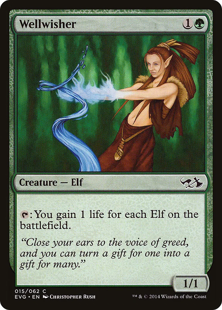Wellwisher — Duel Decks Anthology: Elves vs. Goblins — Magic: The Gathering