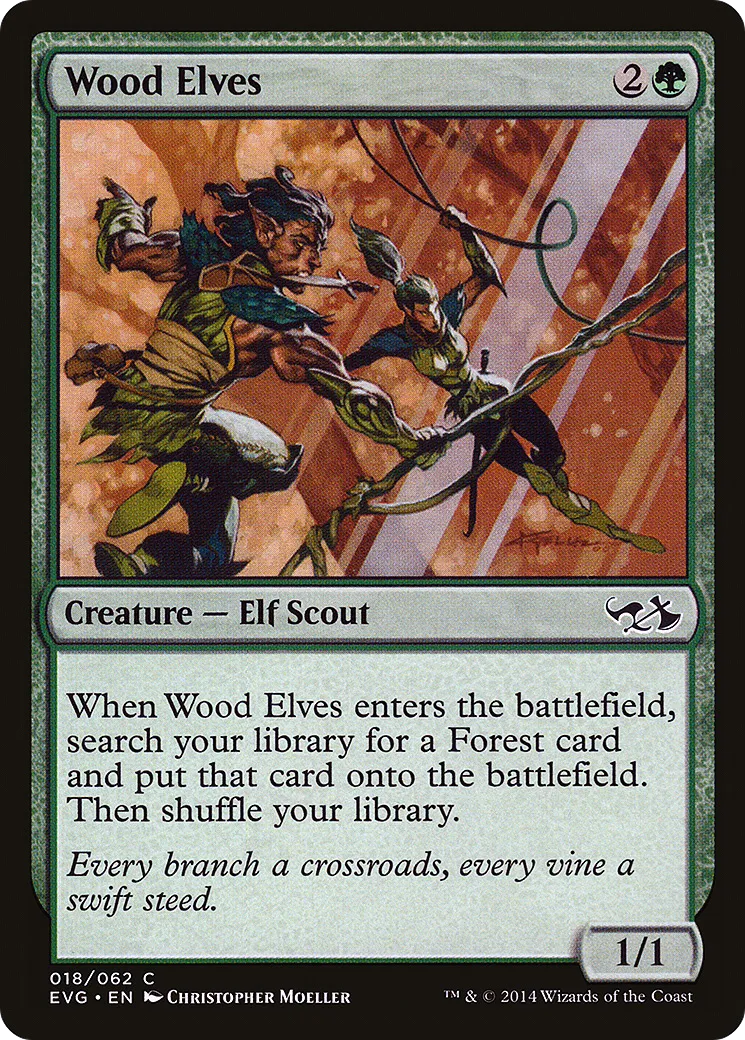 Elfe des bois — Duel Decks Anthology: Elves vs. Goblins — Magic: The Gathering
