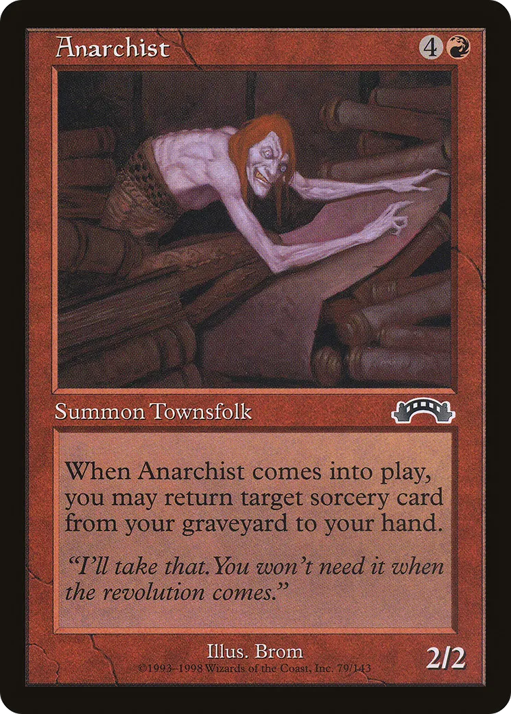 Anarchiste — Exodus — Magic: The Gathering
