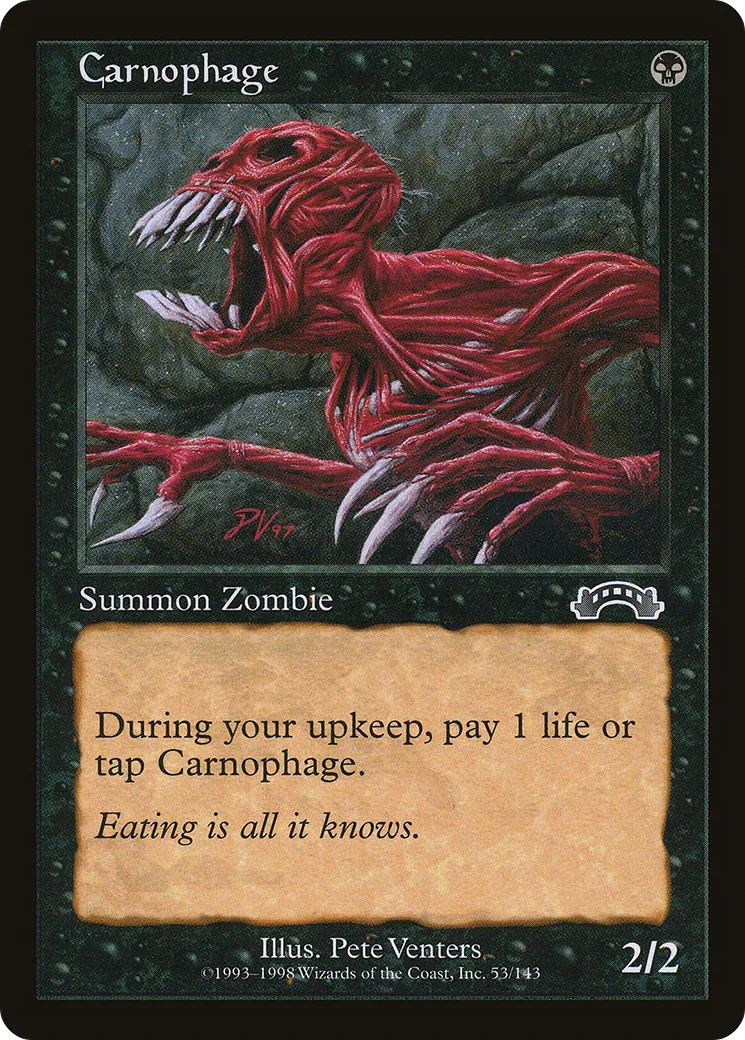 Carnophage — Exodus — Magic: The Gathering