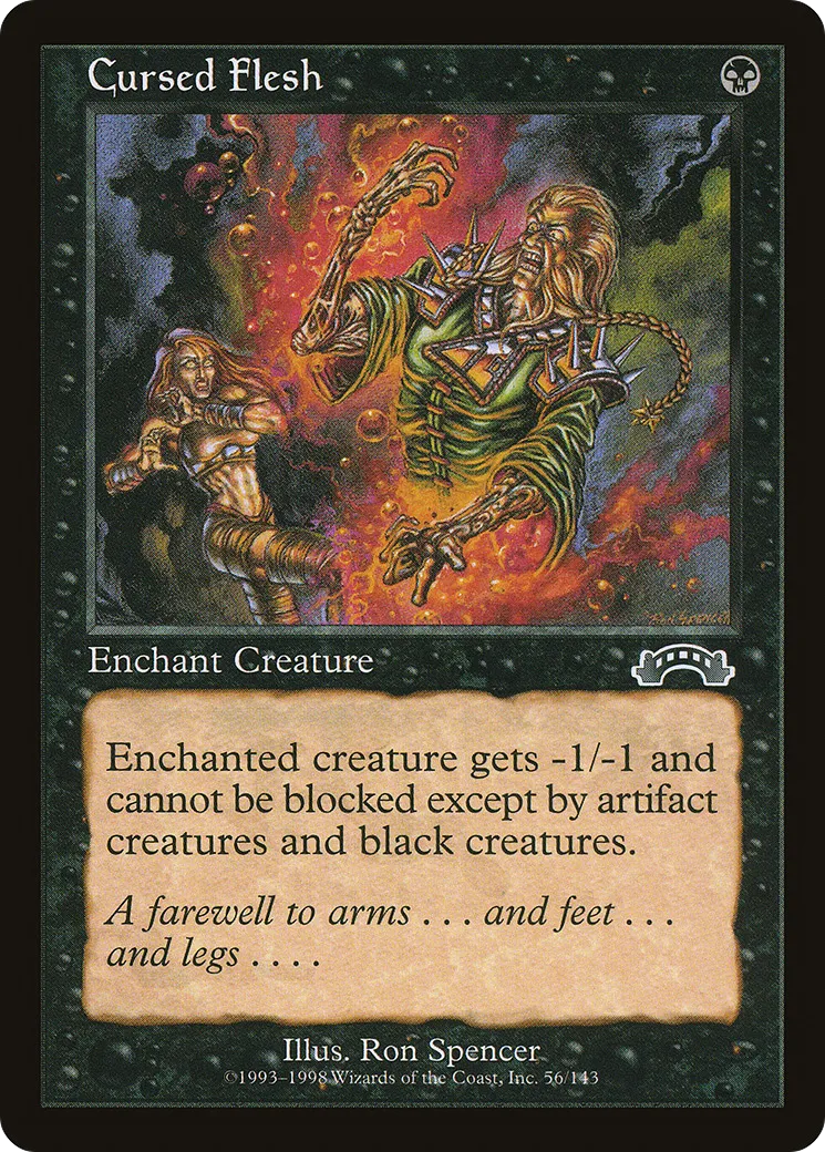 Cursed Flesh — Exodus — Magic: The Gathering